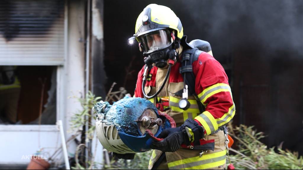 Brand in Sigristhaus bei Kirche in Villmergen