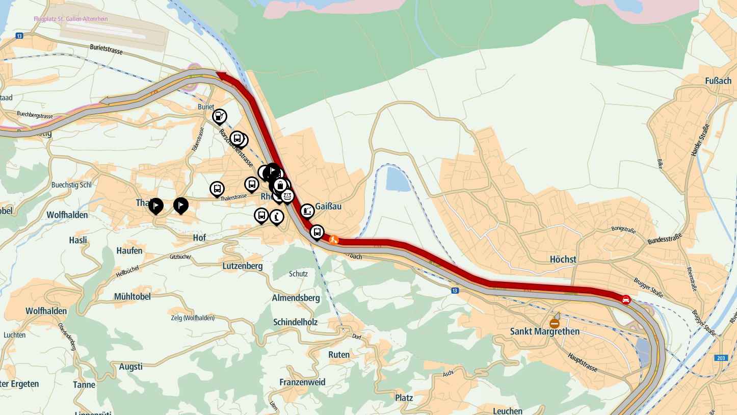 Stau auf der A1 wegen Baustelle | FM1Today