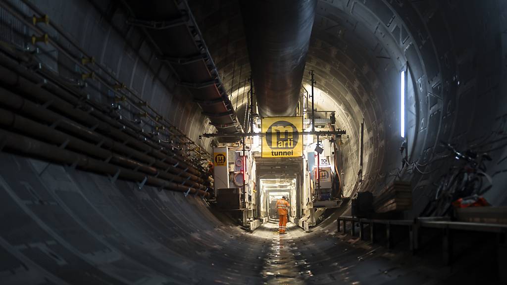 Tunnelbohrmaschine «Delia» frisst sich in Richtung Thalwil