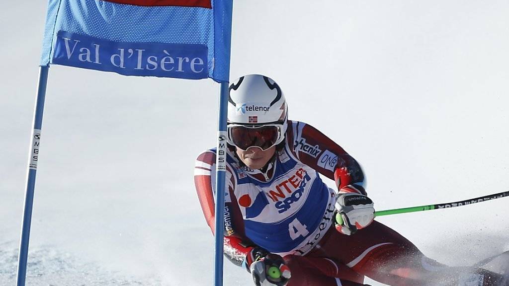 Junioren-Weltmeister Henrik Kristoffersen auf dem Weg zu seinem 5. Weltcupsieg