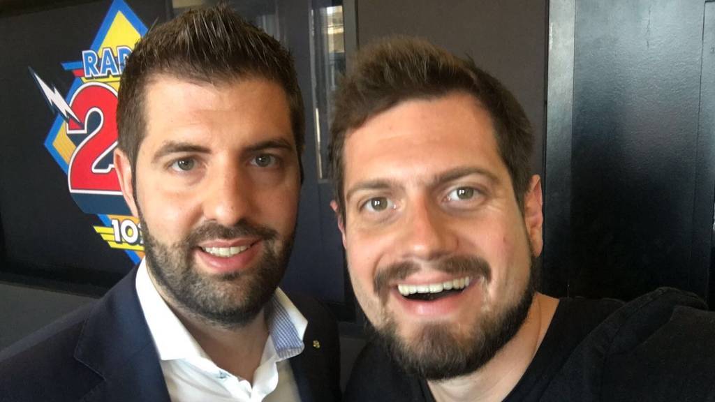 GC-Geschäftsführer Manuel Huber live im Ufsteller