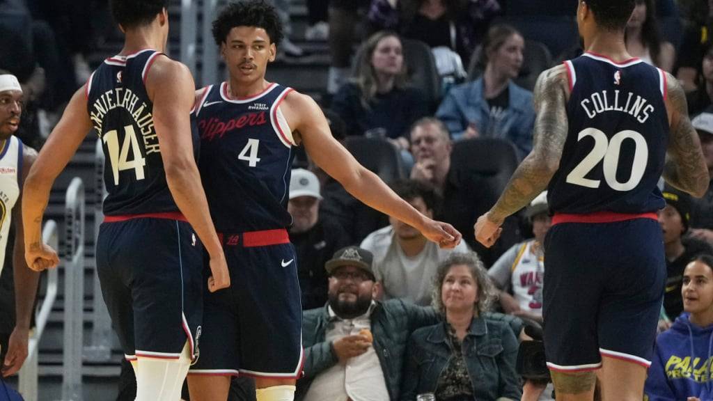 Die Los Angeles Clippers mit Yanic Konan Niederhäuser (links) machen in der NBA eine Baisse durch