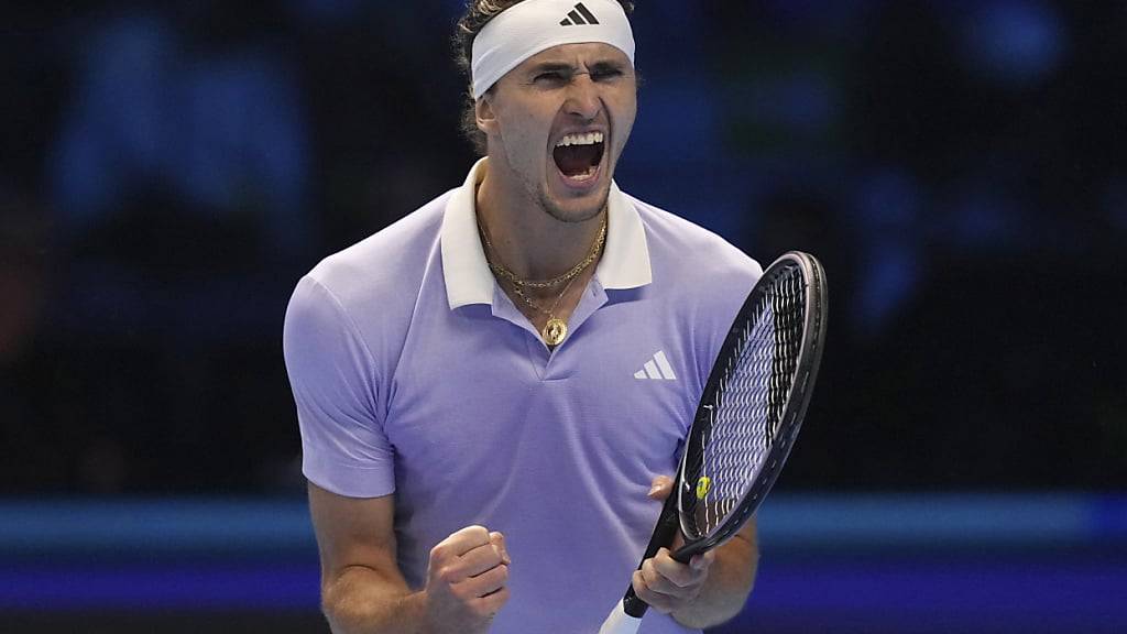 Alexander Zverev zeigte auch im dritten Gruppenspiel an den ATP Finals eine starke Leistung