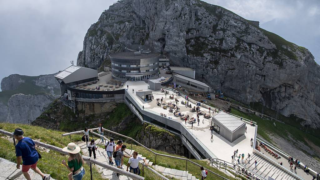 Die Pilatus-Bergstation an einem Sommertag. (Archivbild)