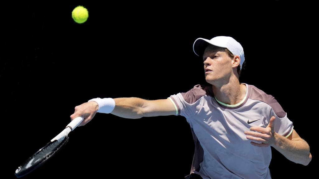 Jannik Sinner 2024 Australian Open Halbfinale gegen Novak Djokovic