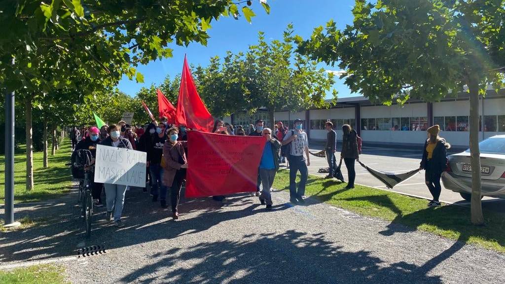 Corona-Demo am Bodensee: Polizei zieht positive Zwischenbilanz