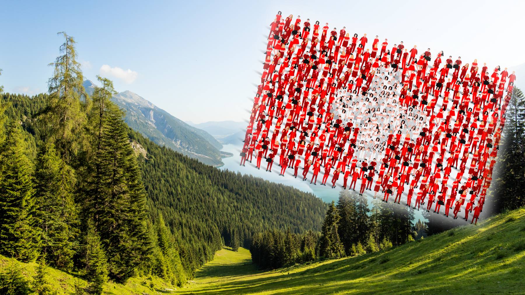 Die Schweizer Bevölkerung nimmt zu.