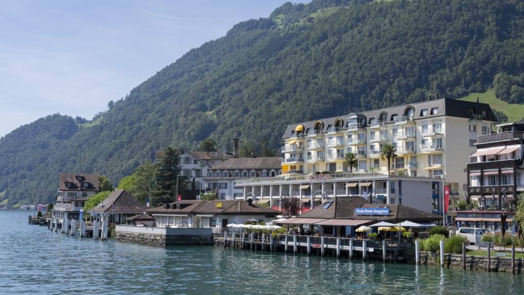 In der Schweiz bleibt die Hotellerie im laufenden Jahr was die Zahl der Logiernächte angeht auf Rekordkurs. Im Monat Juni wurden mehr Übernachtungen gezählt als noch im Vorjahr.(Symbolbild)