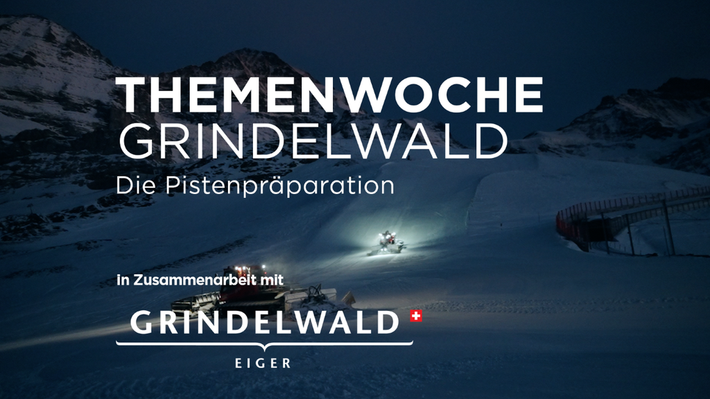 «Pistenpräparation auf der Kleinen Scheidegg»