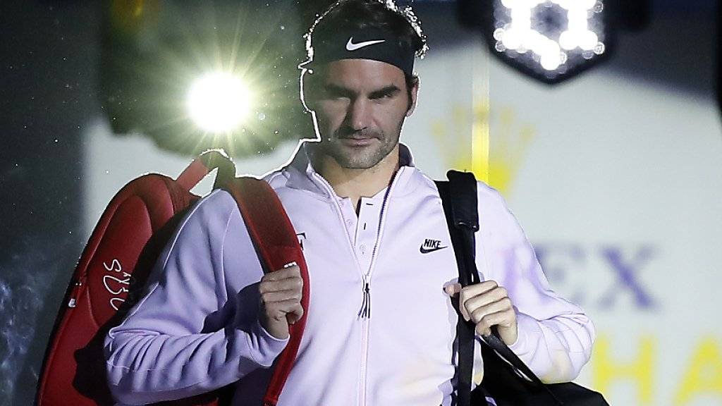 Roger Federer schreitet an den Swiss Indoors wieder vor heimischem Publikum zu Werke