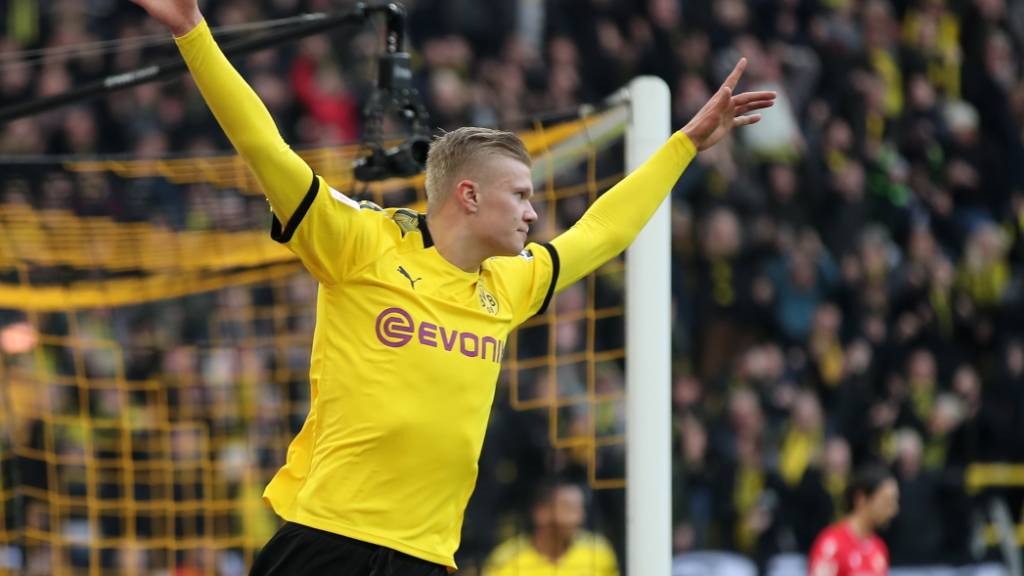 Erling Haaland setzte seine Torserie für Dortmund fort