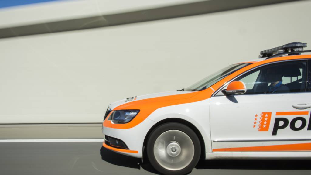 Die Kantonspolizei Wallis war wegen eines Lawinenniedergangs bei Goppenstein im Einsatz. (Archiv)