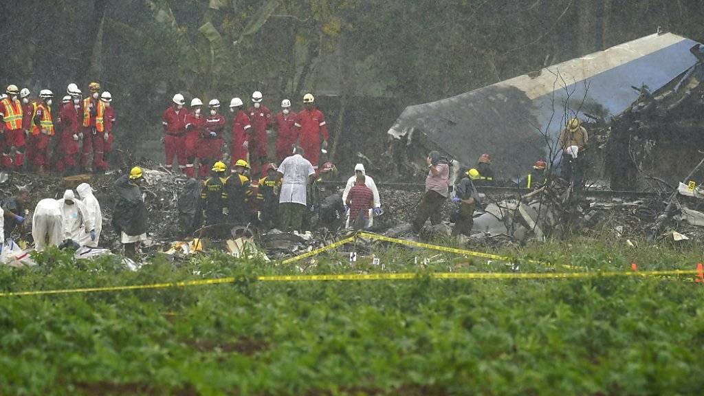 Das Boeing-Flugzeug des Typs 737 zerschellte nach dem Start nweit des internationalen Flughafens von Havanna auf Kuba. 110 Menschen an Bord kamen ums Leben.