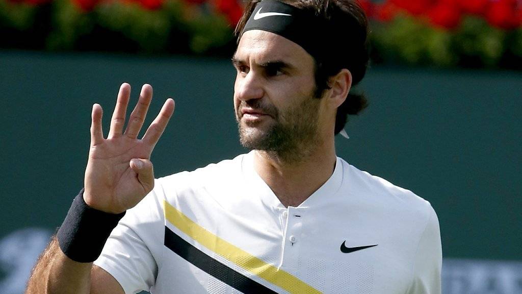 Roger Federer peilt auf der Insel Key Biscayne seinen vierten Miami-Titel an