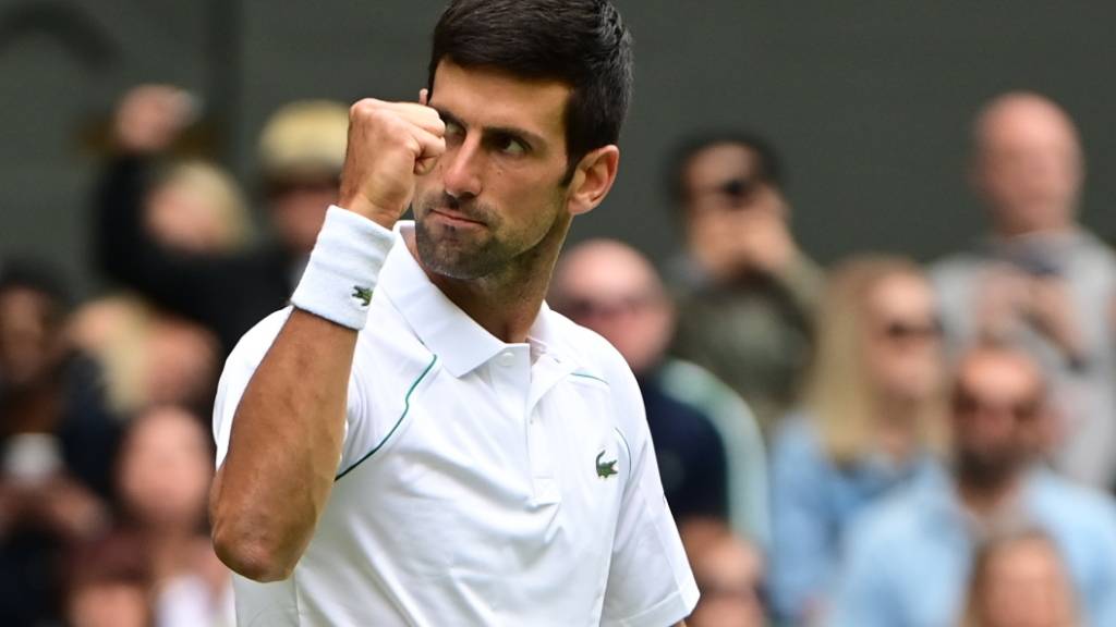 Entschlossen vorwärts: Novak Djokovic strebt in Wimbledon seinen 20. Grand-Slam-Titel ab