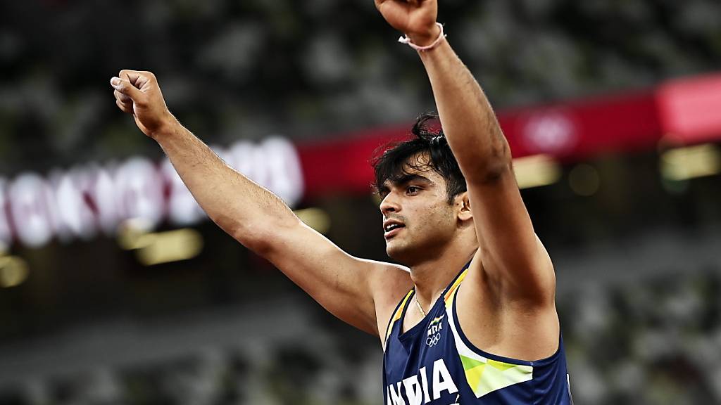 Neeraj Chopra heisst der Sieger des olympischen Speerwurf-Wettbewerbs und zugleich erste Leichtathletik-Olympiasieger aus Indien