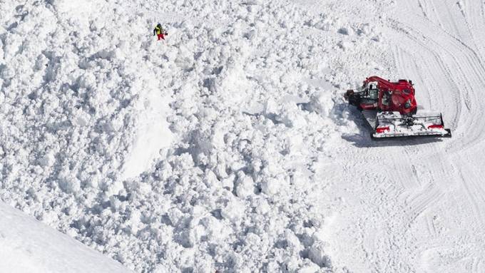 Lawine auf der Piste ist die Ausnahme