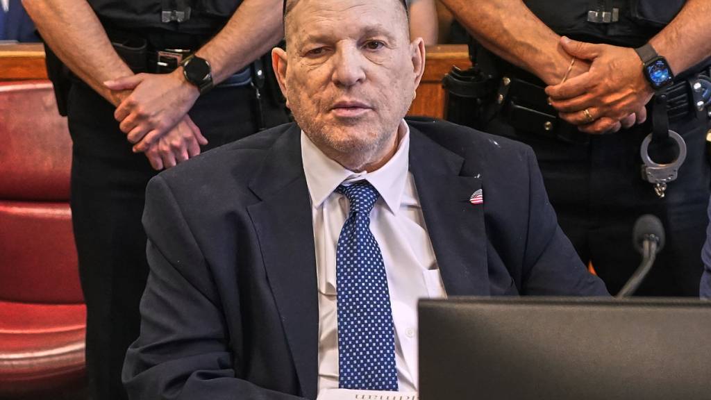 Harvey Weinstein erscheint vor einem Strafgericht. Foto: Richard Drew/POOL AP/AP/dpa