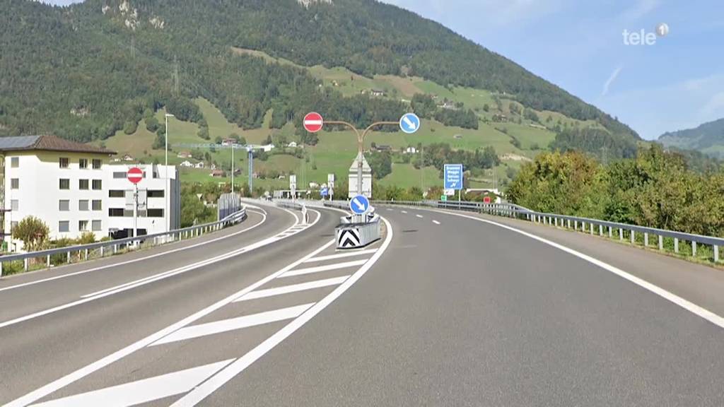 Einmal mehr - Geisterfahrer auf der A4 bei Brunnen