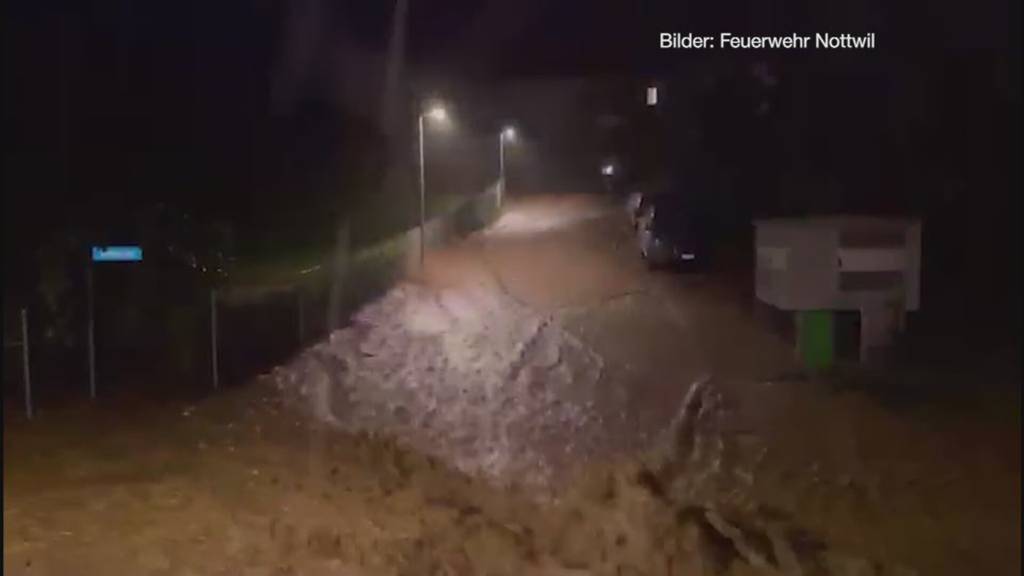 Unwetter in Nottwil