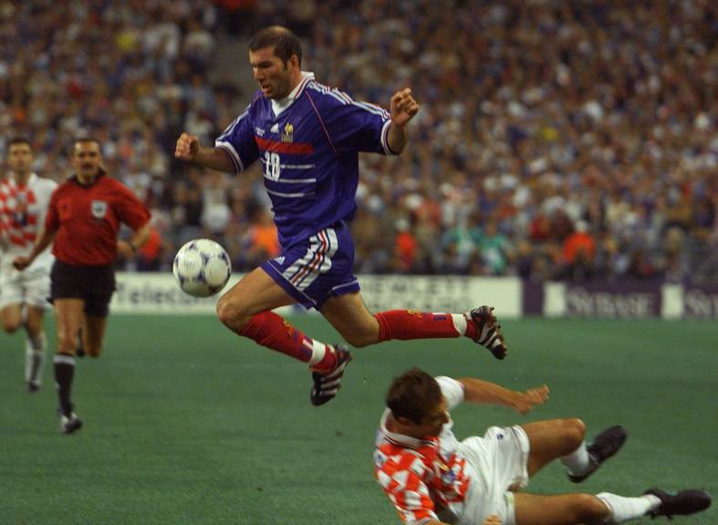 Zidane WM-Halbfinal 1998 Kroatien