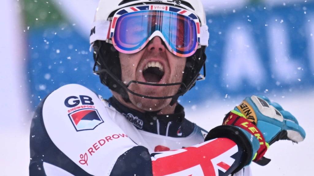 Der Tag seines grössten Triumphs: Am 22. Januar 2022 gewann Dave Ryding beim Slalom in Kitzbühel als erster Brite ein Weltcuprennen