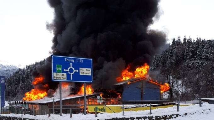 Nach Vollbrand: Landi wieder geöffnet