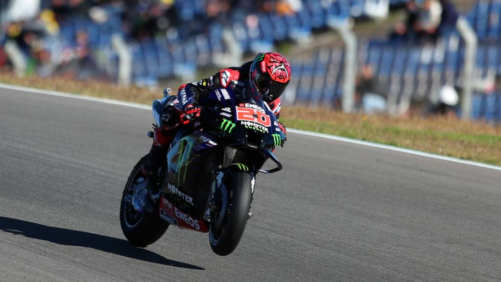 MotoGP-Weltmeister Fabio Quartararo, hier Anfang November in Portugal, sieht sich auf dem Weg zur Titelverteidigung von starken Herausforderern umgeben
