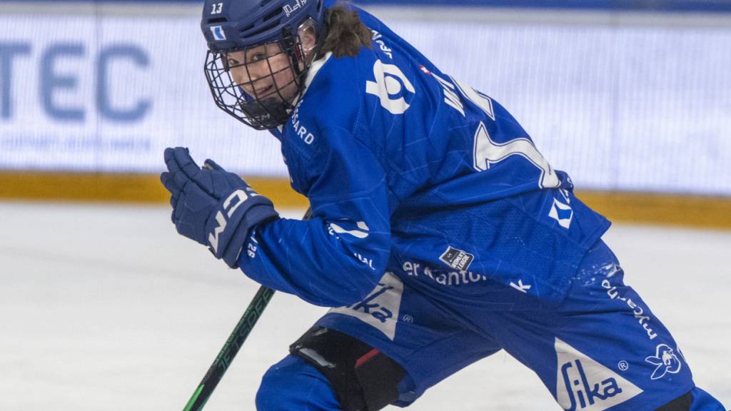 Die Zugerin Ivana Wey spielte im dritten Halbfinalspiel gegen Fribourg-Gottéron gross auf