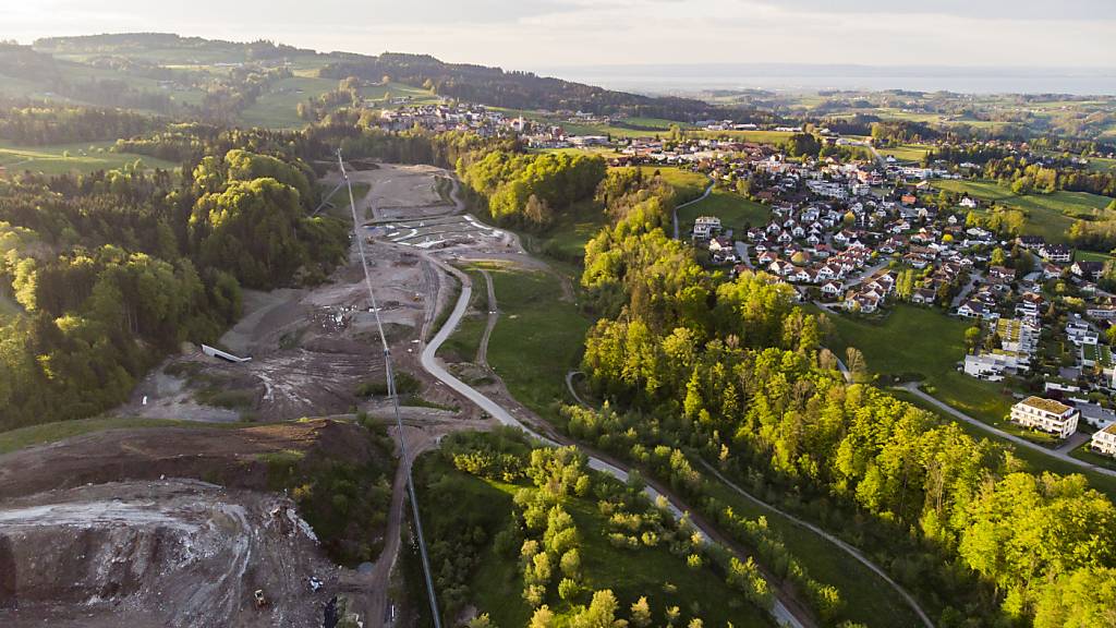 Die rund zwei Kilometer langen Deponie zwischen der Spisegg (Gemeinde Gaiserwald) und Engelburg nimmt ab 2025 weniger Aushubmaterial an. (Archivbild)