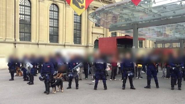 Unbewilligte Demo in Bern im Keim erstickt