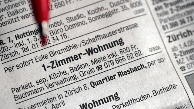 Gute Chancen Fur Anpassung Des Mietzinses Bei Weiterhin Tiefem Leitzins Zurich Limmattal Limmattaler Zeitung