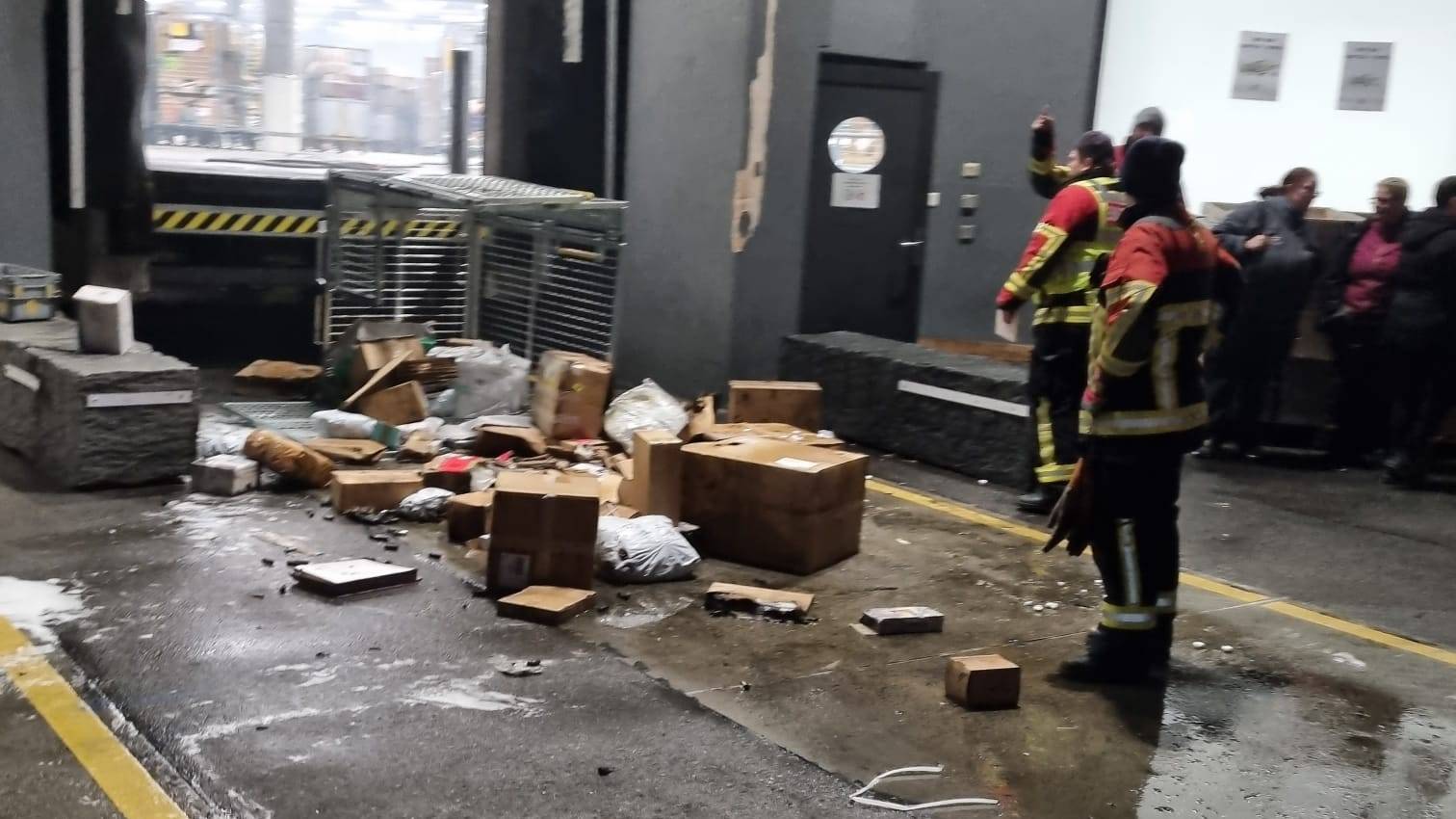 Im Paketzentrum der Post in Ostermundigen ist es zu einem Brand gekommen.