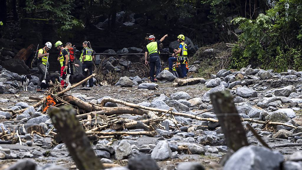 Gegen 1000 Personen stehen nach Unwetter im Tessin im Einsatz