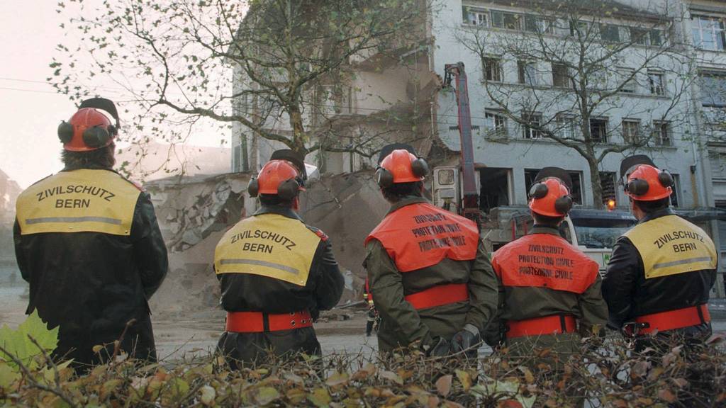 Eine Gasexplosion hinterlässt ein Berner Wohnhaus in Schutt und Asche.