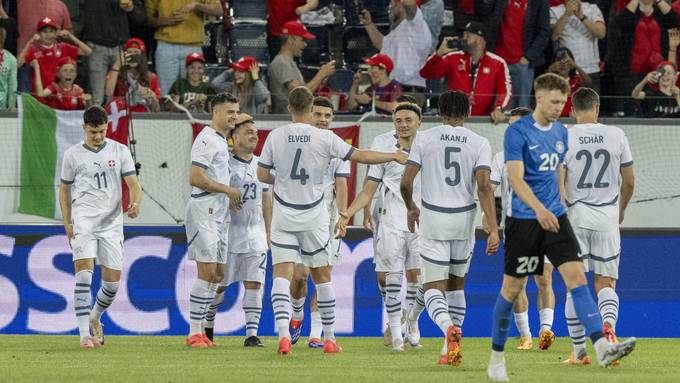 Die Schweiz gewinnt 4:0 gegen Estland