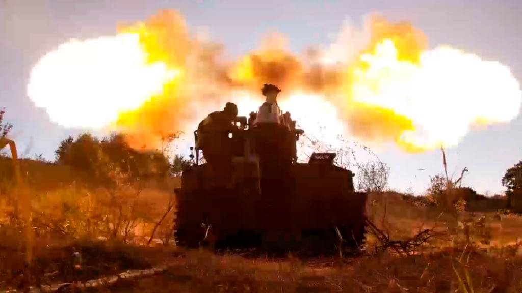 HANDOUT - Im russischen Gebiet Kursk herrscht offiziell Ausnahmezustand. Foto: -/Russian Defense Ministry Press Service /dpa - ACHTUNG: Nur zur redaktionellen Verwendung im Zusammenhang mit der aktuellen Berichterstattung und nur mit vollständiger Nennung des vorstehenden Credits