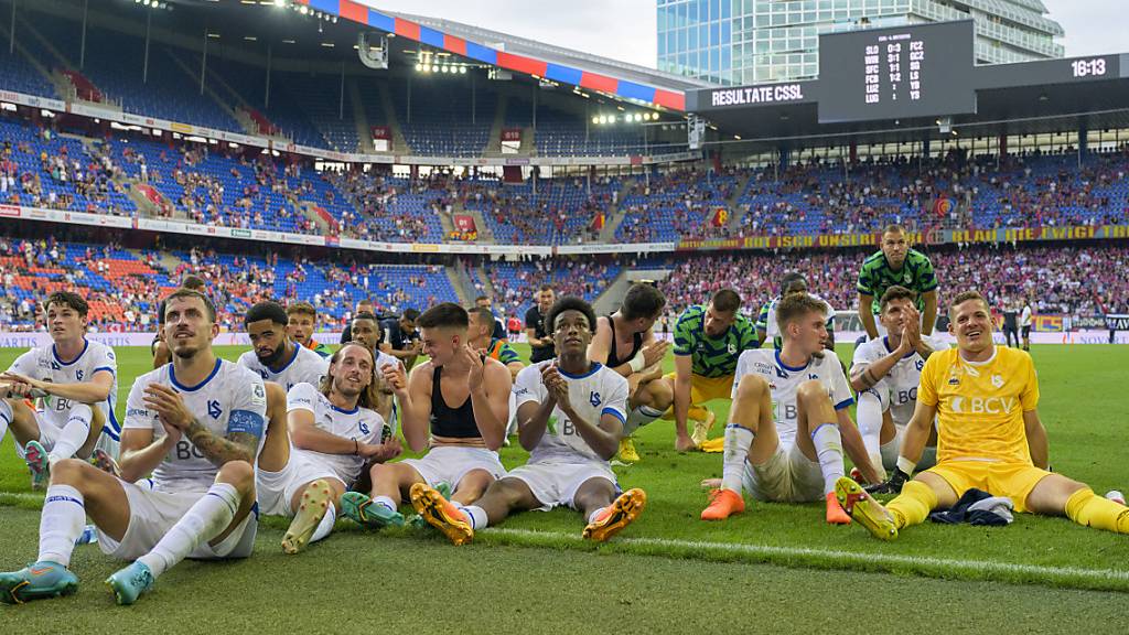 Breites Lachen beim Aufsteiger: Lausanne-Sport feiert im Basler St. Jakob-Park einen seltenen Sieg