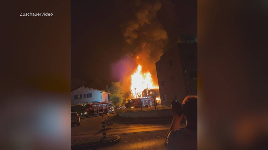 Grossbrand in Studen
