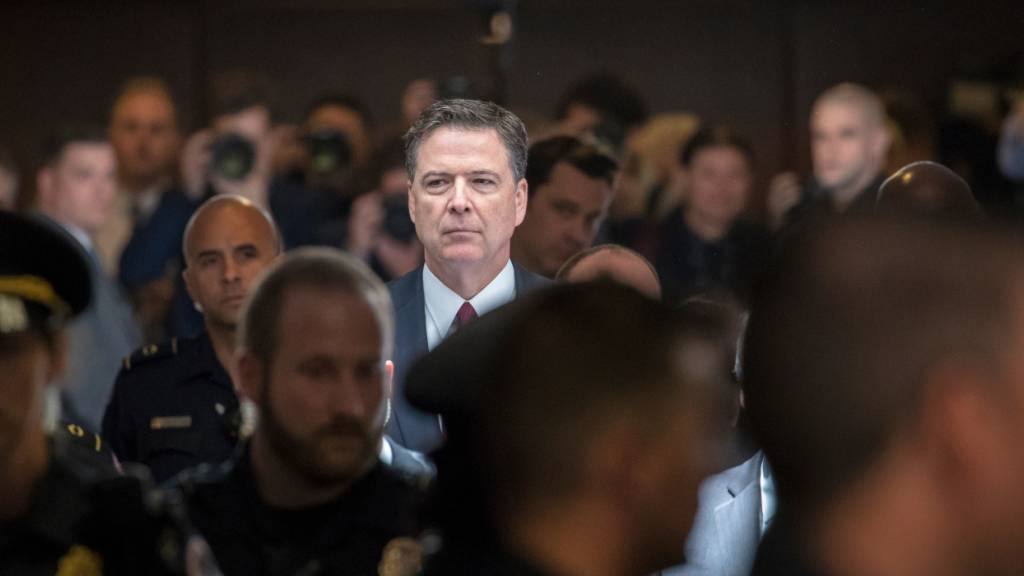 ARCHIV - Der ehemalige FBI-Direktor James Comey (Archivbild). Foto: J. Scott Applewhite/AP/dpa