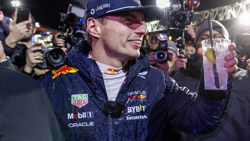 Max Verstappen geniesst in Las Vegas seinen vierten WM-Titel in Folge
