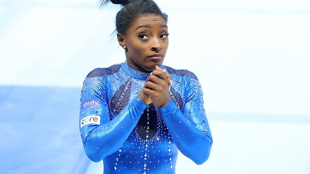 Für einmal zeigte Simone Biles Schwächen