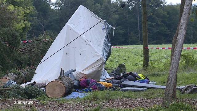 15-Jähriger beim Zelten von Baum erschlagen