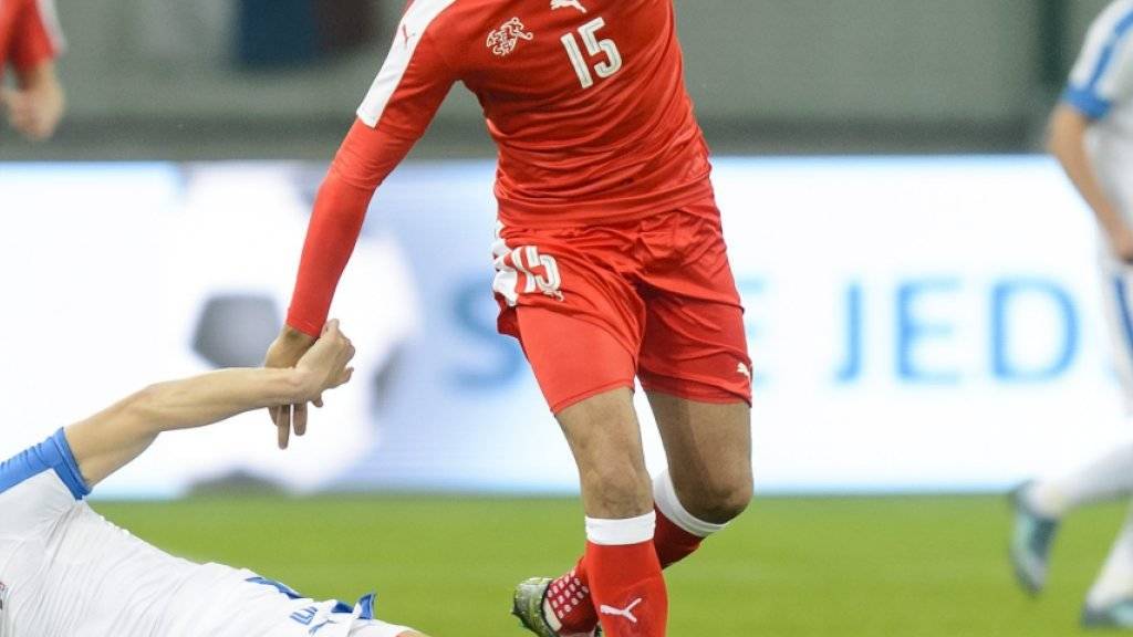 Eren Derdiyok war bei der 2:3-Niederlage gegen die Slowakei einer der Schweizer Torschützen