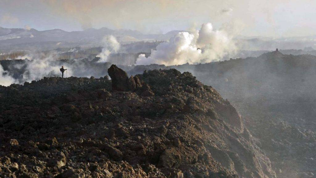 Auf der russischen Halbinsel Kamtschaka gibt es etwa 160 Vulkane. Einer von ihnen, Bolschaja Udina, ist besonders gefährlich.  Ein Ausbruch könnte auch weit entfernt verheerende Folgen haben - wie 2010 derjenige des Eyjafjallajökull in Island. (Archivbild)
