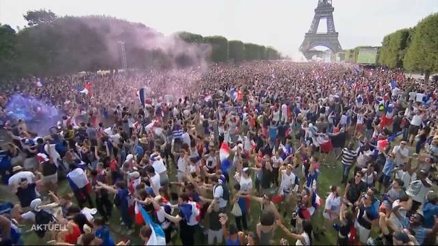 Jetzt wird gefeiert: Frankreich ist Weltmeister