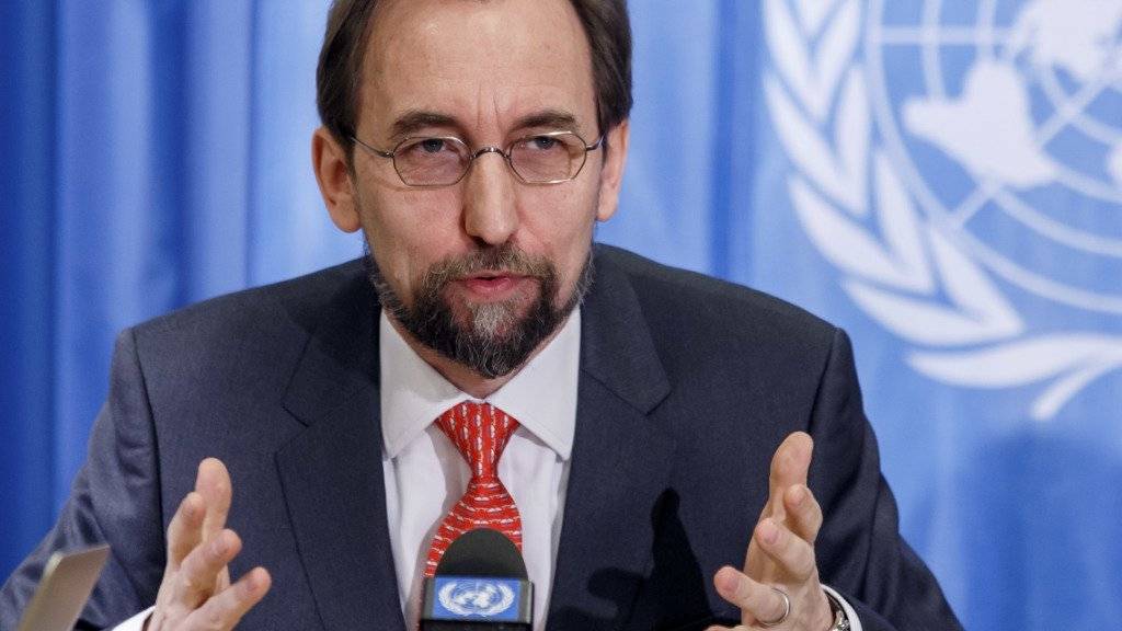 UNO-Menschenrechtskommissar Said Raad al-Hussein forderte in Genf, dass es im Zuge der Friedensgespräche zu Syrien keinen Straferlass für Kriegsverbrechen geben dürfe.