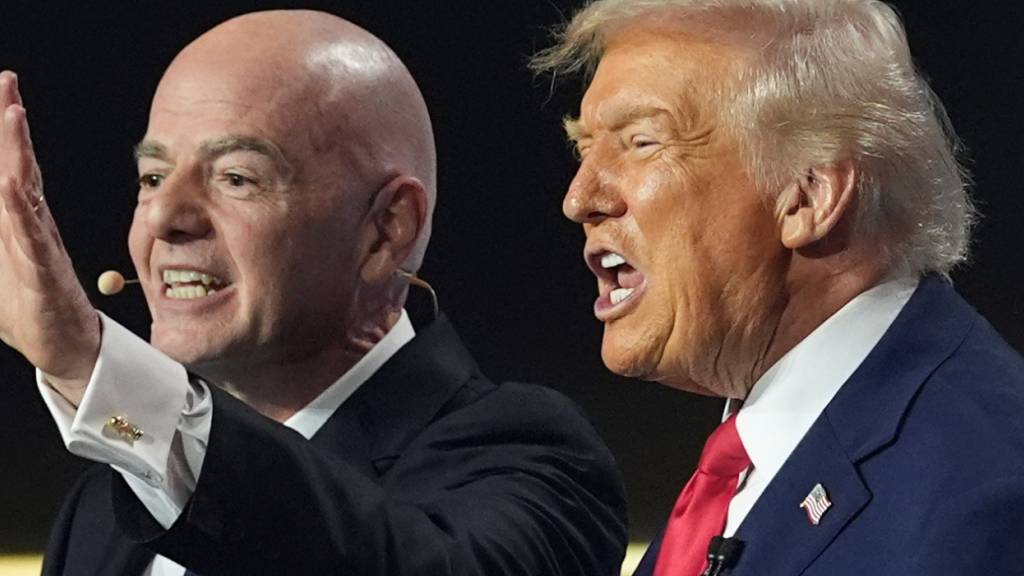 Gianni Infantino und Donald Trump loben die WM vor dem Final am Sonntag