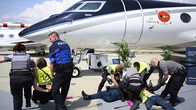 Klimaaktivisten nach Störung des Flugverkehrs in Genf verurteilt