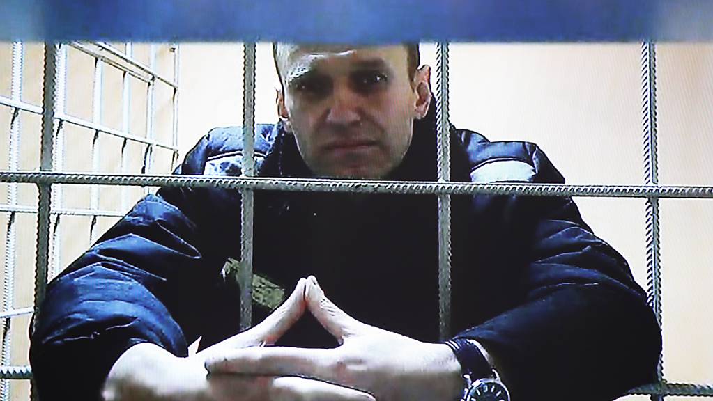 ARCHIV - Alexej Nawalny, der schärfste Gegner des russischen Präsidenten Wladimir Putin, verbüßt eine mehrjährige Haft in einem Straflager. Foto: Evgeny Feldman/Meduza/AP/dpa